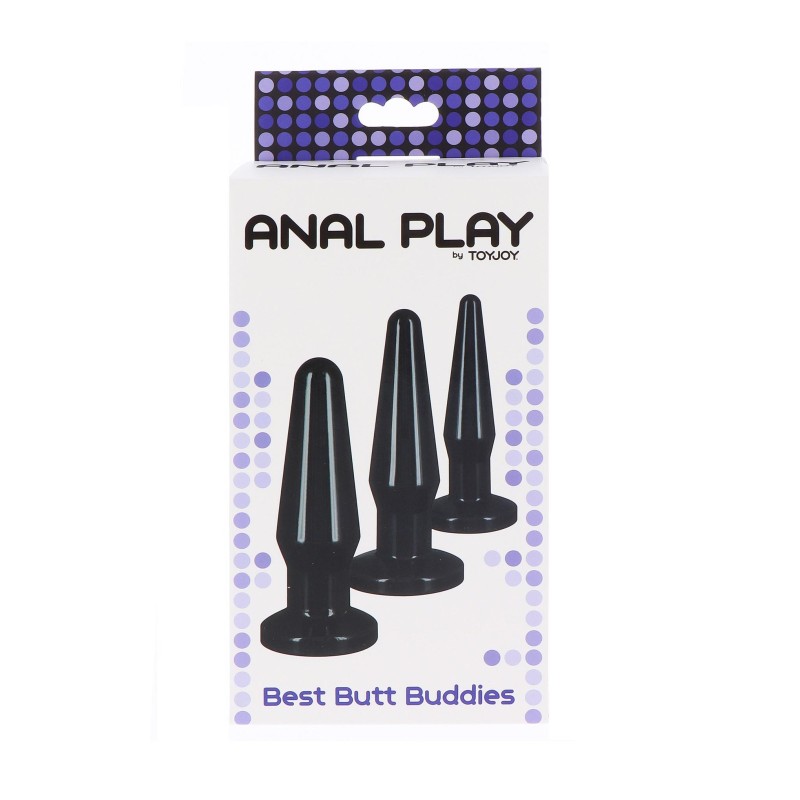 Zestaw do rozciągania korki analne 3 rozmiary plug Zestaw do rozciągania korki analne 3 rozmiary plug