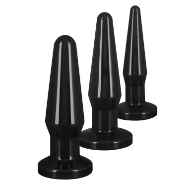 Zestaw do rozciągania korki analne 3 rozmiary plug Zestaw do rozciągania korki analne 3 rozmiary plug