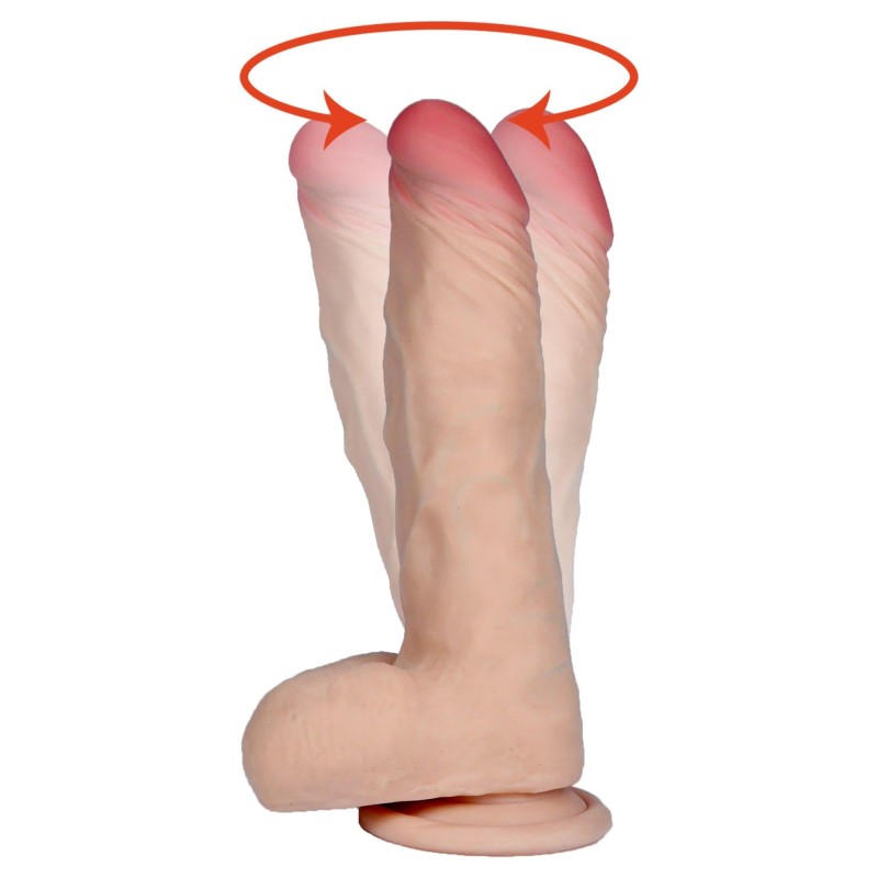 Dildo penis realistyczny rotacja 21cm 7trybów Dildo penis realistyczny rotacja 21cm 7trybów