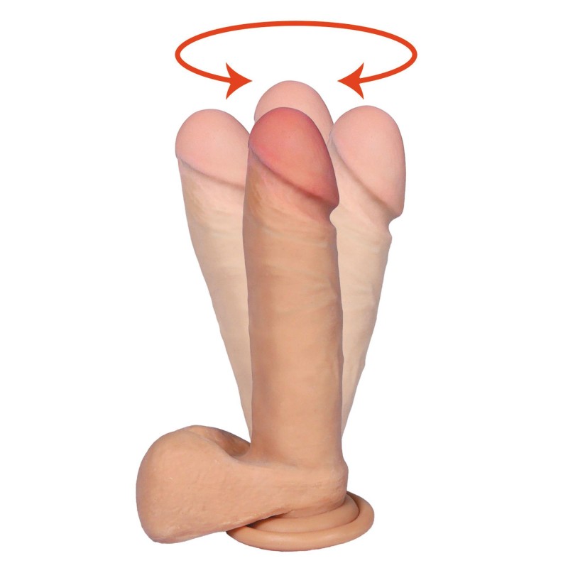 Penis wibrator obrotowa główka rotacja sex 7trybów Penis wibrator obrotowa główka rotacja sex 7trybów