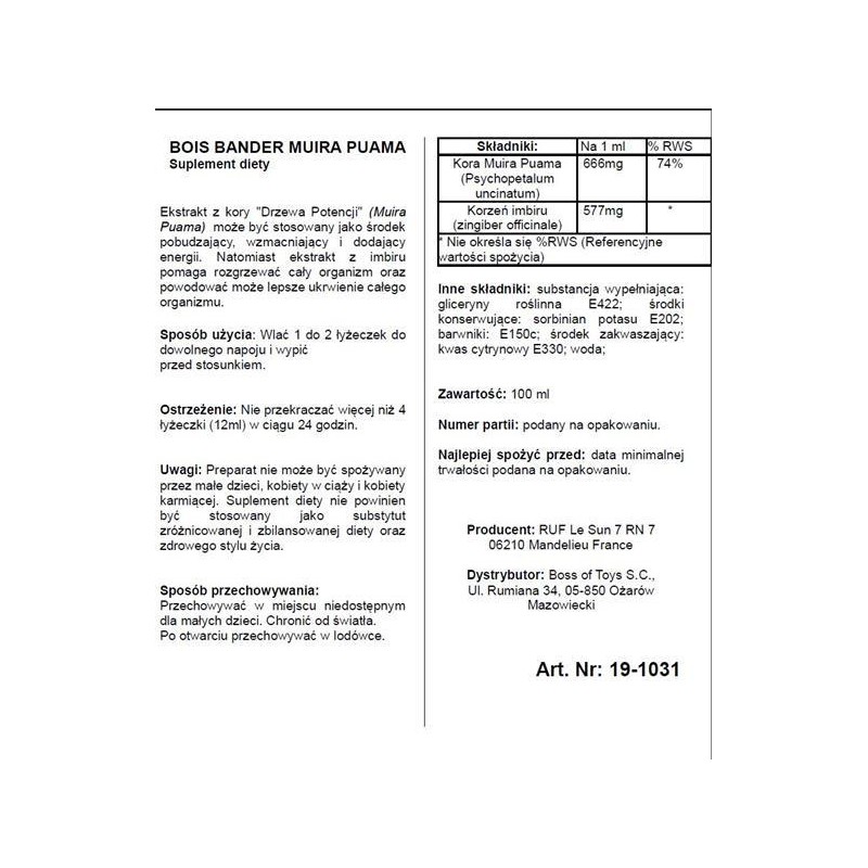 Sex krople potencji podniecające pobudzające 100ml Sex krople potencji podniecające pobudzające 100ml
