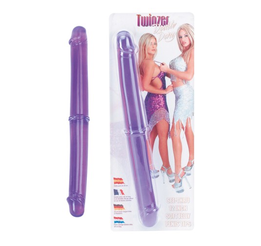 Penis dwustronny długie dildo sex lesbijski 32cm