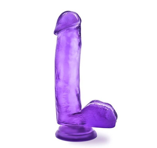Żelowy gruby penis dildo z mocną przyssawką 18 cm