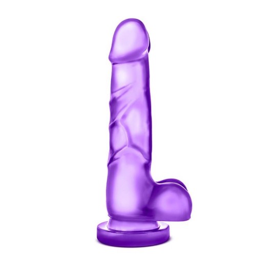 Żelowy gruby penis dildo z mocną przyssawką 19 cm