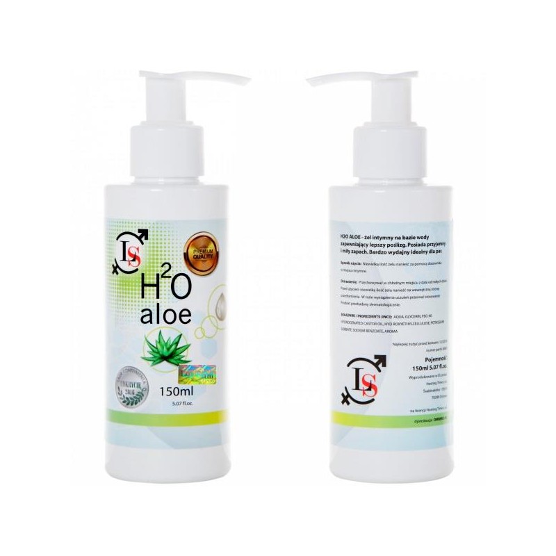 Wodny żel nawilżający lubrykant kojący aloes 150ml Wodny żel nawilżający lubrykant kojący aloes 150ml