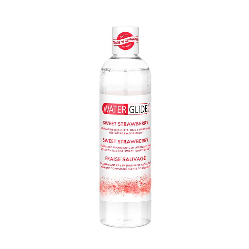 Smakowy żel nawilżający poślizgowy truskawka 300ml Smakowy żel nawilżający poślizgowy truskawka 300ml