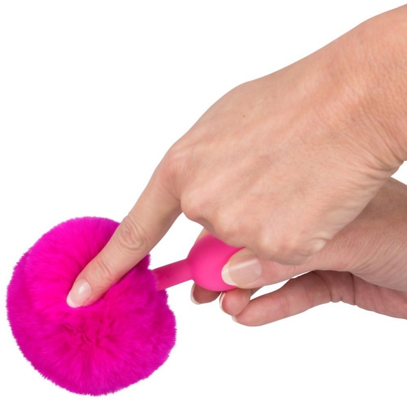 Korek analny z puchatym ogonkiem króliczka 13cm Korek analny z puchatym ogonkiem króliczka 13cm
