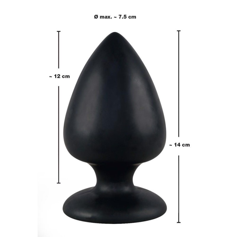 Duży korek analny plug zatyczka silikonowa 14cm Duży korek analny plug zatyczka silikonowa 14cm