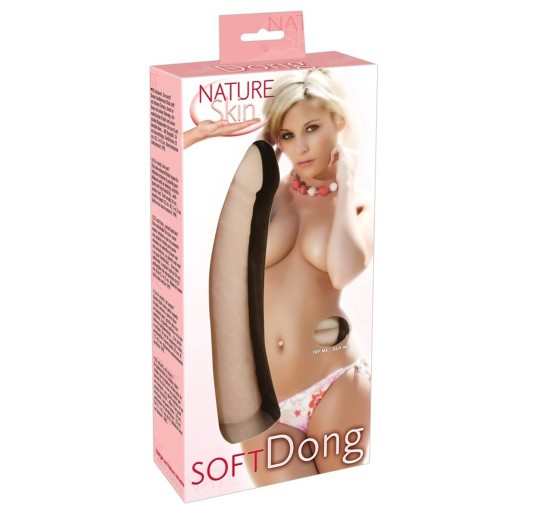 Realistyczny miękki penis dildo przyssawka 24cm