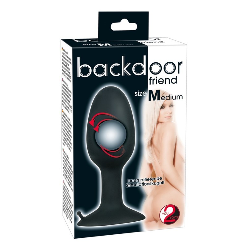 Wydrążony korek plug analny obciążony sex m 11cm Wydrążony korek plug analny obciążony sex m 11cm