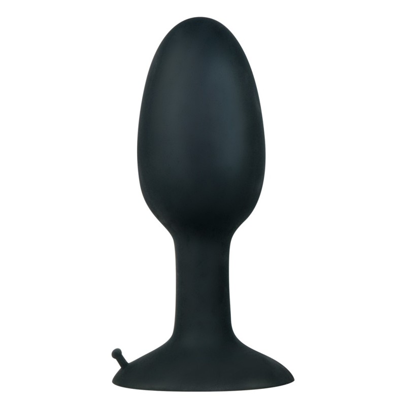 Wydrążony korek plug analny obciążony sex l 12cm Wydrążony korek plug analny obciążony sex l 12cm