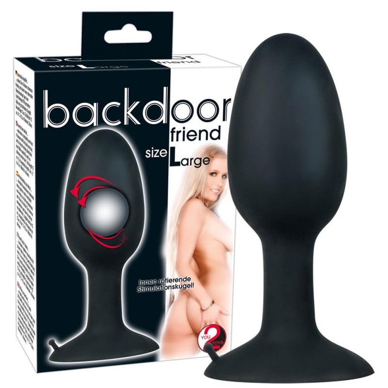 Wydrążony korek plug analny obciążony sex l 12cm Wydrążony korek plug analny obciążony sex l 12cm