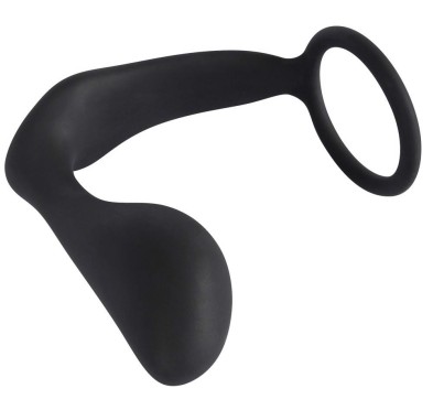 Plug analny z pętlą pierścieniem na penisa 10cm Plug analny z pętlą pierścieniem na penisa 10cm