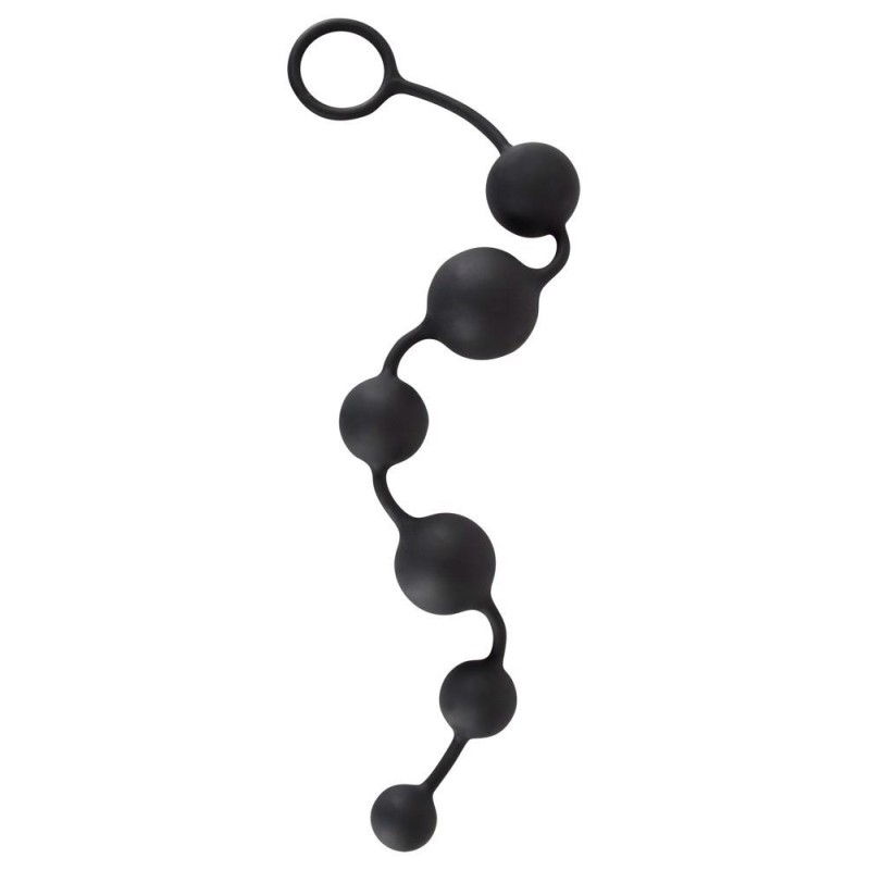 Elastyczny sznur kulek analnych korali długi 40cm