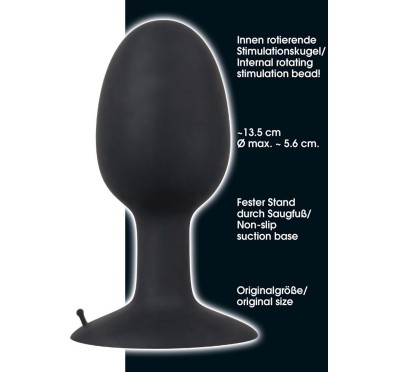 Wydrążony korek plug analny obciążony sex xl Wydrążony korek plug analny obciążony sex xl