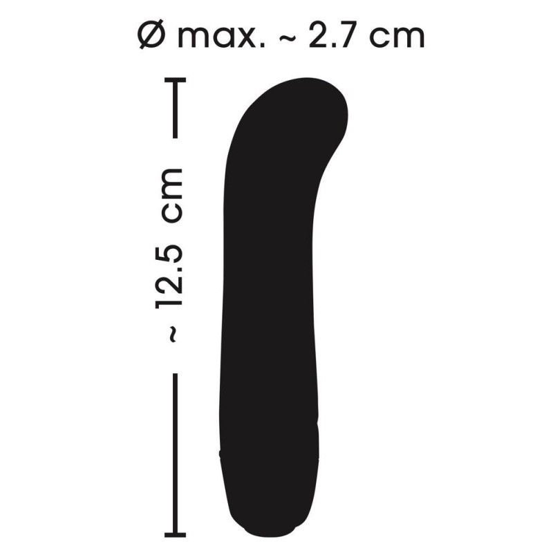 Podręczny wibrator punkt g mały mocny 7trybów 12cm