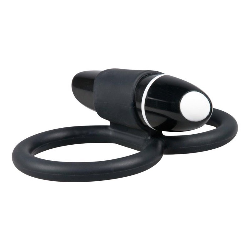 Podwójny pierścień na penisa i jądra jednocześnie Podwójny pierścień na penisa i jądra jednocześnie