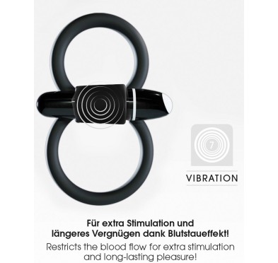 Podwójny pierścień na penisa i jądra jednocześnie Podwójny pierścień na penisa i jądra jednocześnie