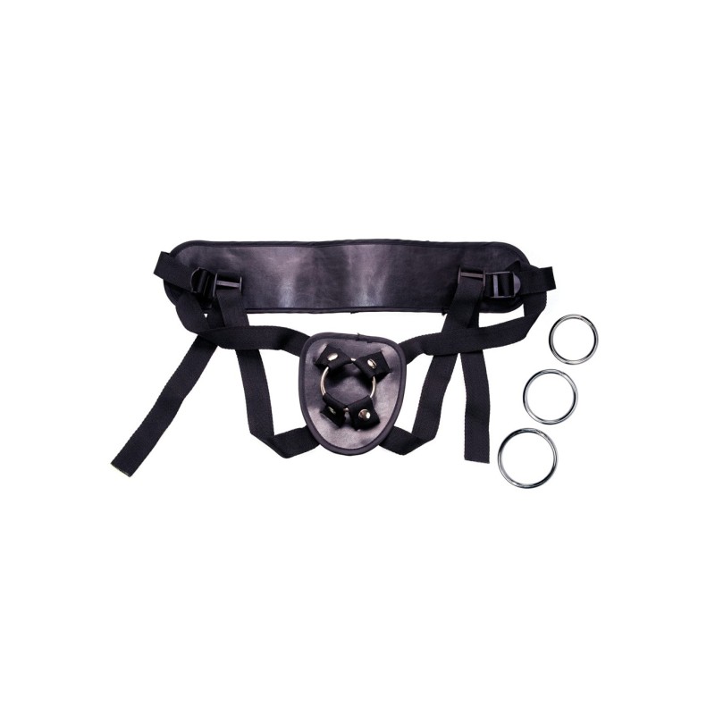 Uniwersalna uprząż strap on pierścienie regulacja