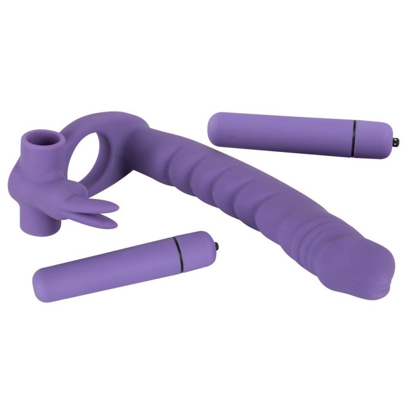 Sztuczny penis dildo podwójna penetracja masażer Sztuczny penis dildo podwójna penetracja masażer