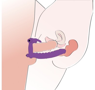 Sztuczny penis dildo podwójna penetracja masażer Sztuczny penis dildo podwójna penetracja masażer