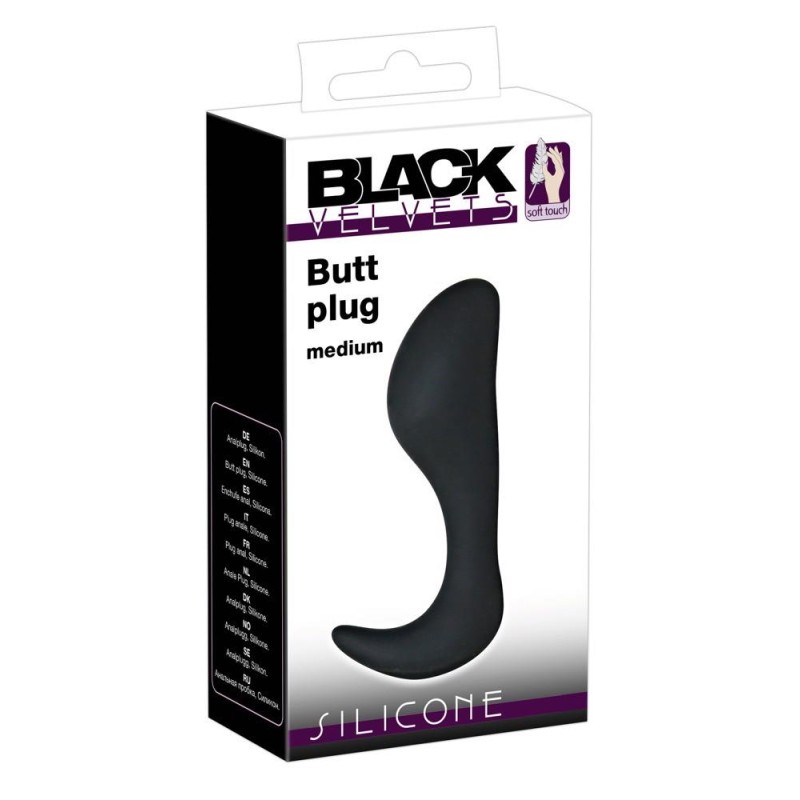 Plug analny korek masażer prostaty silikon 10cm Plug analny korek masażer prostaty silikon 10cm