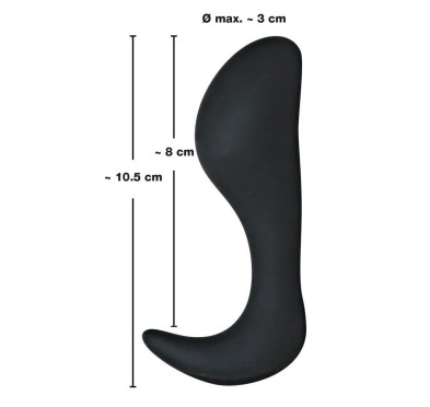 Plug analny korek masażer prostaty silikon 10cm Plug analny korek masażer prostaty silikon 10cm