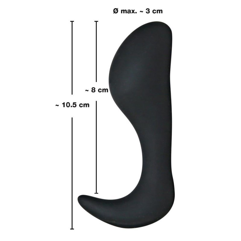 Plug analny korek masażer prostaty silikon 10cm Plug analny korek masażer prostaty silikon 10cm