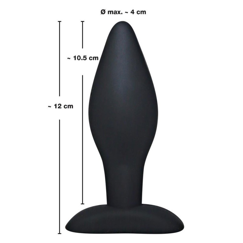 Duży korek analny plug zatyczka silikonowa 12cm