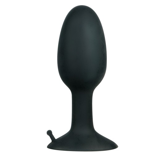Wydrążony korek plug analny obciążony sex s 8cm