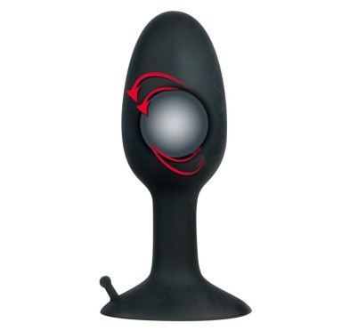 Wydrążony korek plug analny obciążony sex s 8cm Wydrążony korek plug analny obciążony sex s 8cm