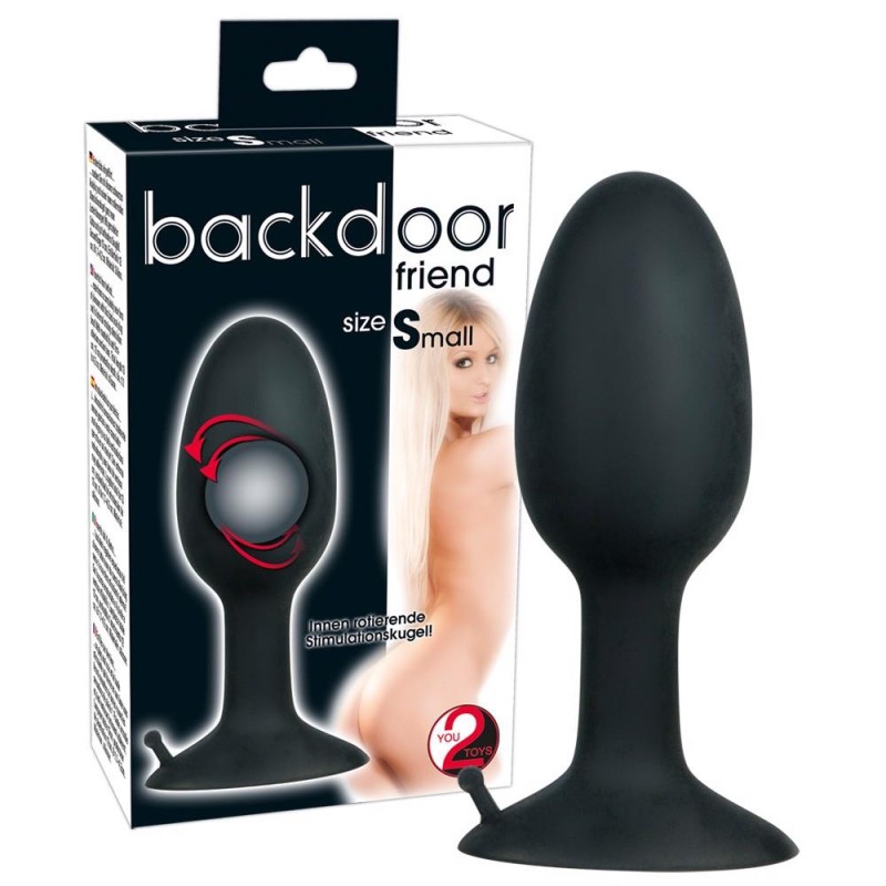 Wydrążony korek plug analny obciążony sex s 8cm Wydrążony korek plug analny obciążony sex s 8cm
