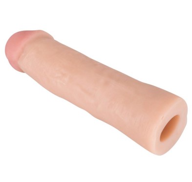 Wydłużająca pogrubiająca nakładka na penisa 22cm