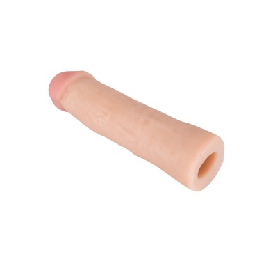 Wydłużająca pogrubiająca nakładka na penisa 22cm