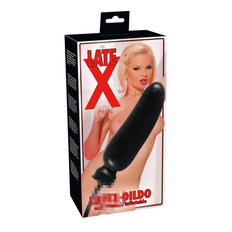 Uniwersalne dildo analne waginalne pompowane 20cm