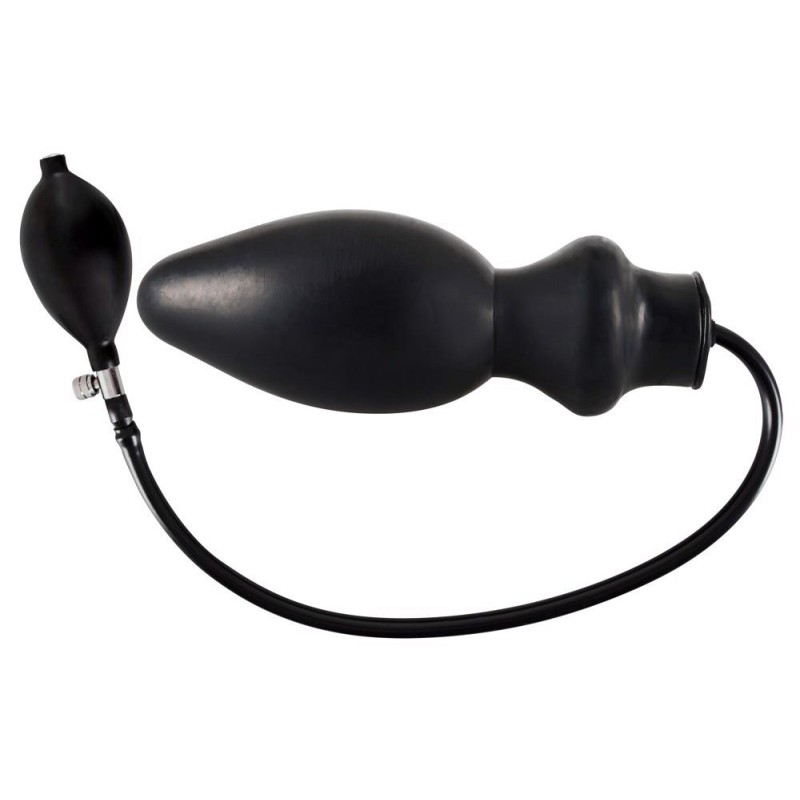Lateksowy pompowany plug analny powiększany 20cm
