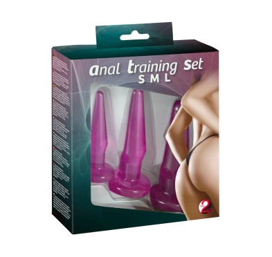 Korki plugi analne x3 zestaw trening rozciąganie
