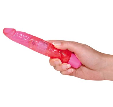 Wibrator analny realistyczny kształt cienki 17cm Wibrator analny realistyczny kształt cienki 17cm