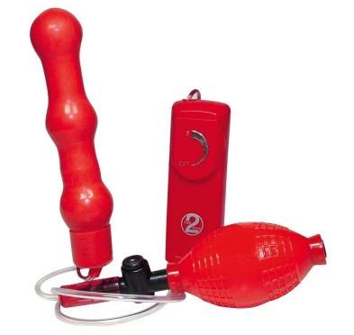 Nadmuchiwany korek analny z wibracjami 14,5cm Nadmuchiwany korek analny z wibracjami 14,5cm