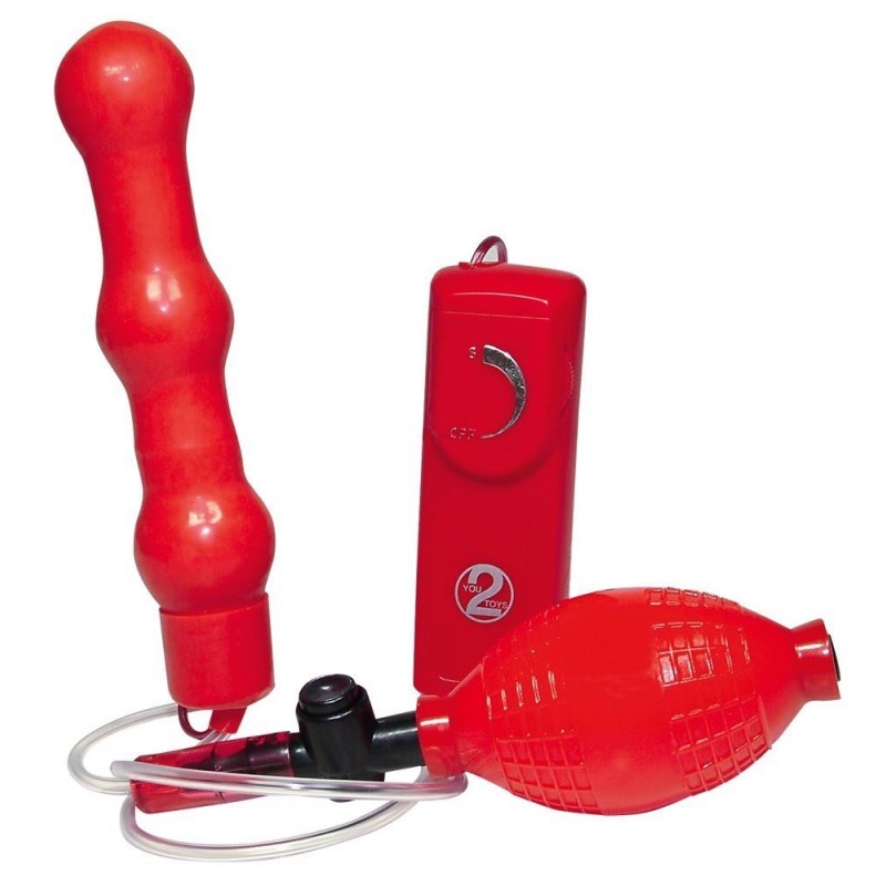 Nadmuchiwany korek analny z wibracjami 14,5cm Nadmuchiwany korek analny z wibracjami 14,5cm