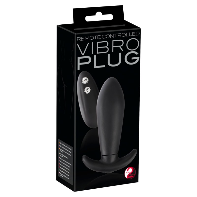 Stożkowa wtyczka analna plug korek wibracyjny 12cm Stożkowa wtyczka analna plug korek wibracyjny 12cm