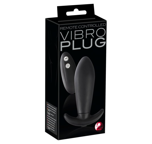 Stożkowa wtyczka analna plug korek wibracyjny 12cm