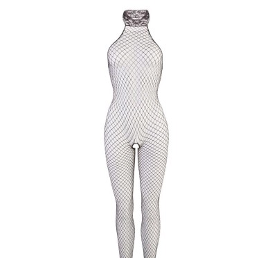 Podniecający bodystocking siatka rozcięty krok S/M Podniecający bodystocking siatka rozcięty krok S/M