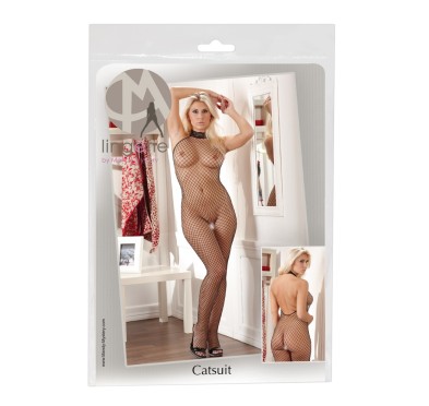 Podniecający bodystocking siatka rozcięty krok S/M Podniecający bodystocking siatka rozcięty krok S/M