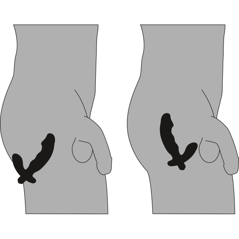 Męski wibrator analny do stymulacji prostaty 15cm