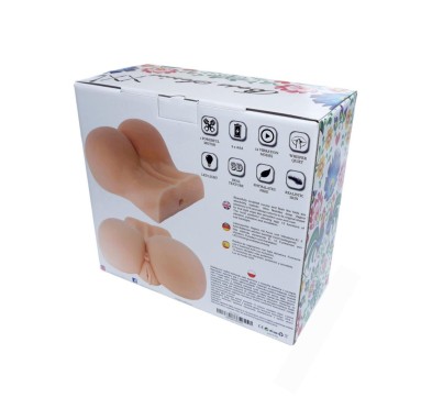 Masturbator realistyczny 2 otwory wibracje 5kg xxl Masturbator realistyczny 2 otwory wibracje 5kg xxl