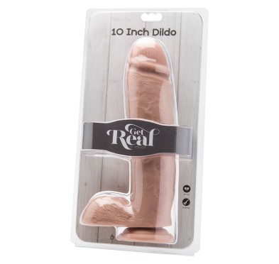 Dildo na przyssawce duży realistyczny penis 25cm Dildo na przyssawce duży realistyczny penis 25cm
