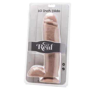 Dildo na przyssawce duży realistyczny penis 25cm Dildo na przyssawce duży realistyczny penis 25cm