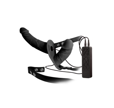 Realistyczny strapon wibrujący podwójny 10tryb 17c