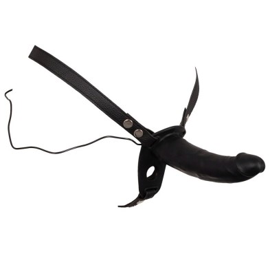 Realistyczny strapon wibrujący podwójny 10tryb 17c